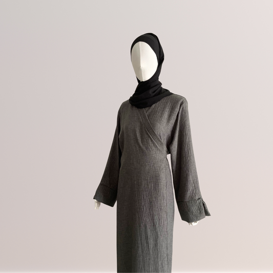 Robe Chefchaouen - GRIS ANTHRACITE