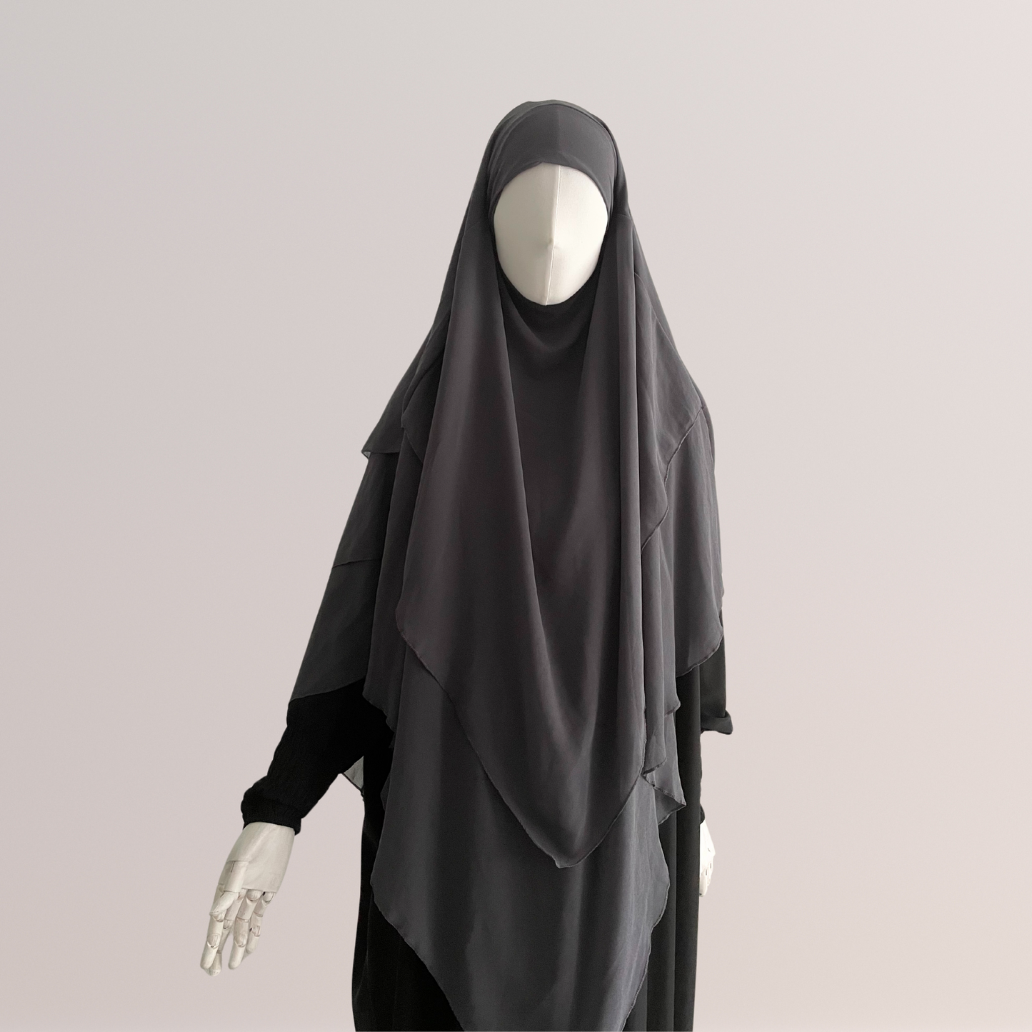 Khimar premium- Gris